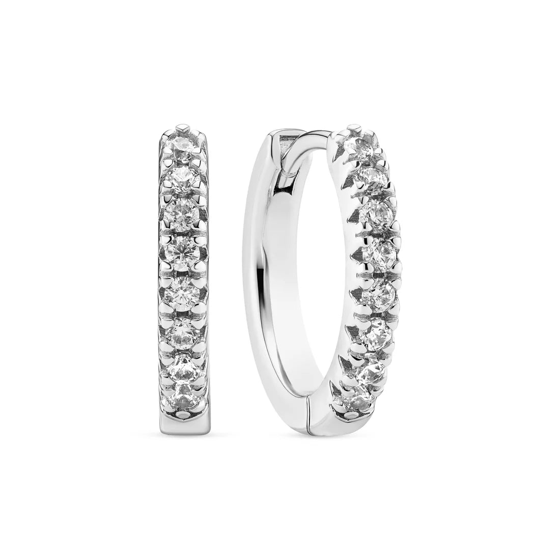 Sif Jakobs Jewellery- Ellera Medio Silver Hoop Earrings