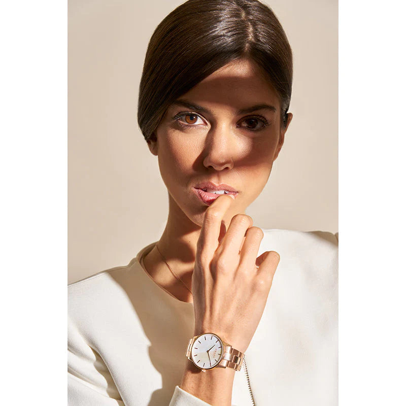 Obaku Lyng Lille- Rose Gold Stainless Steel Watch