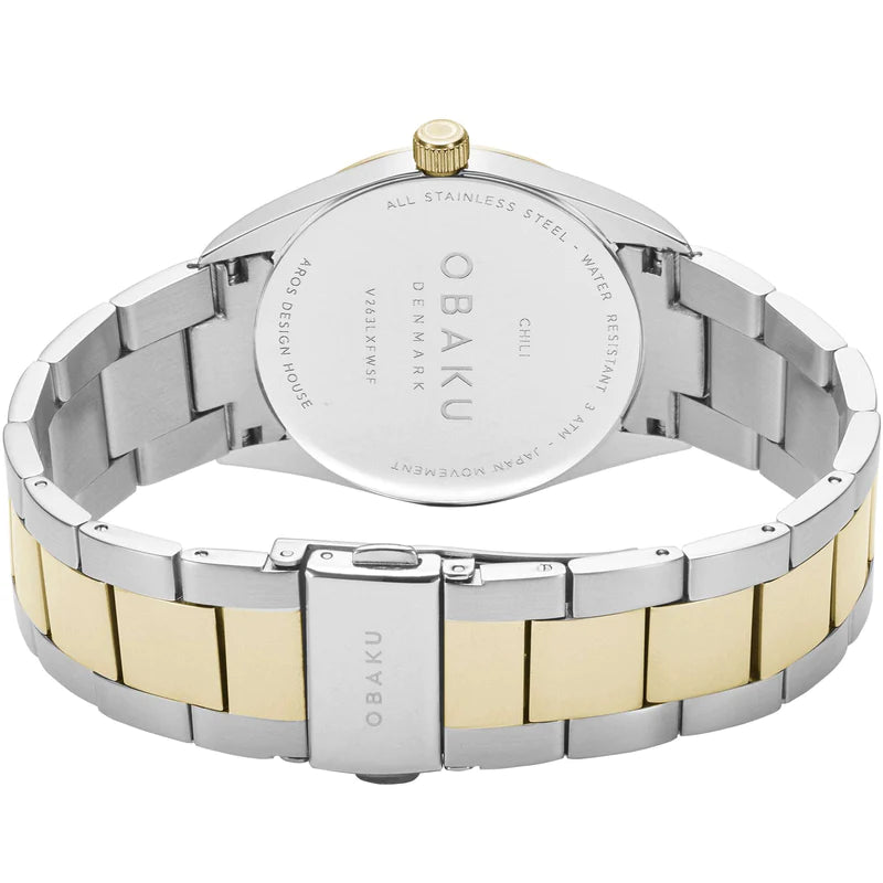 Obaku Chili- Butter Stainless Steel Watch