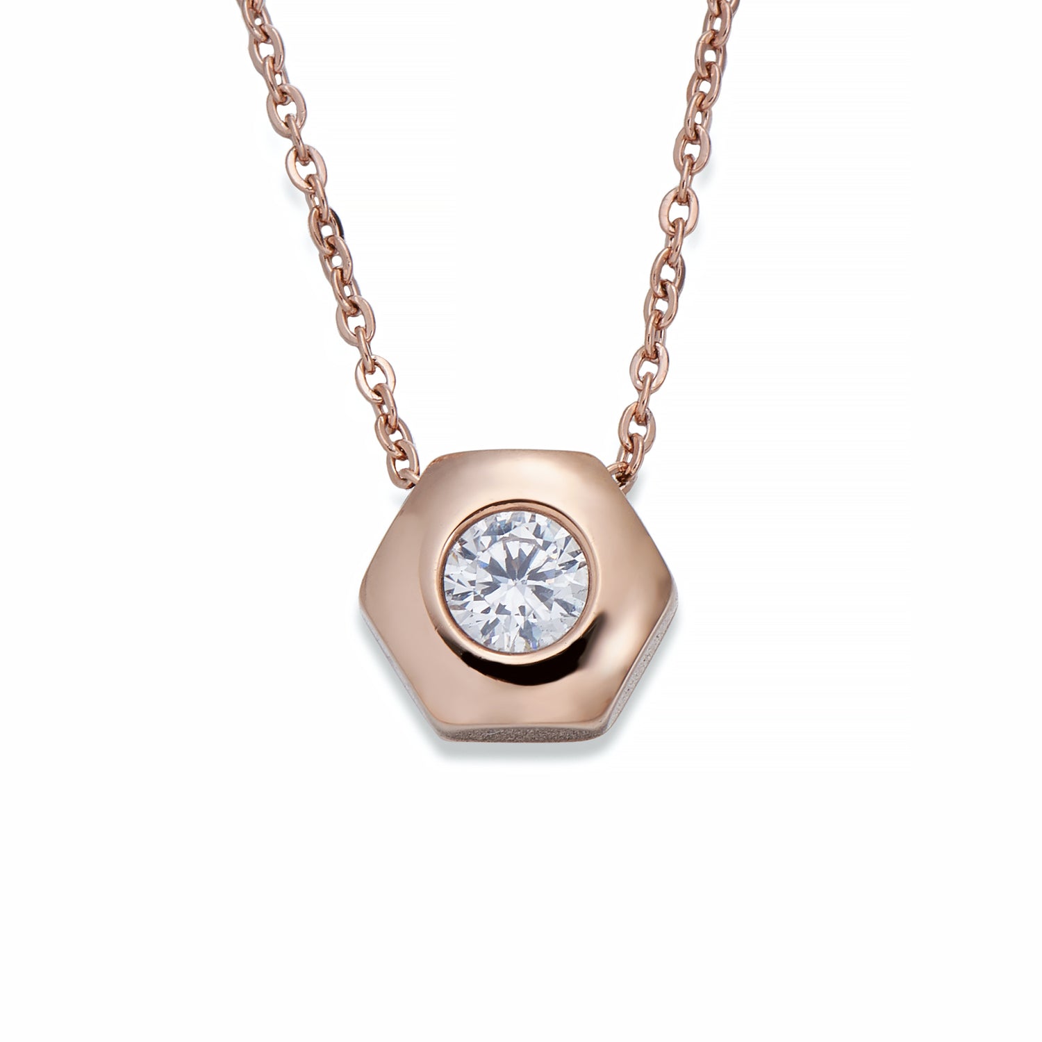 Rose Gold Pendant Necklace | ${Vendor}