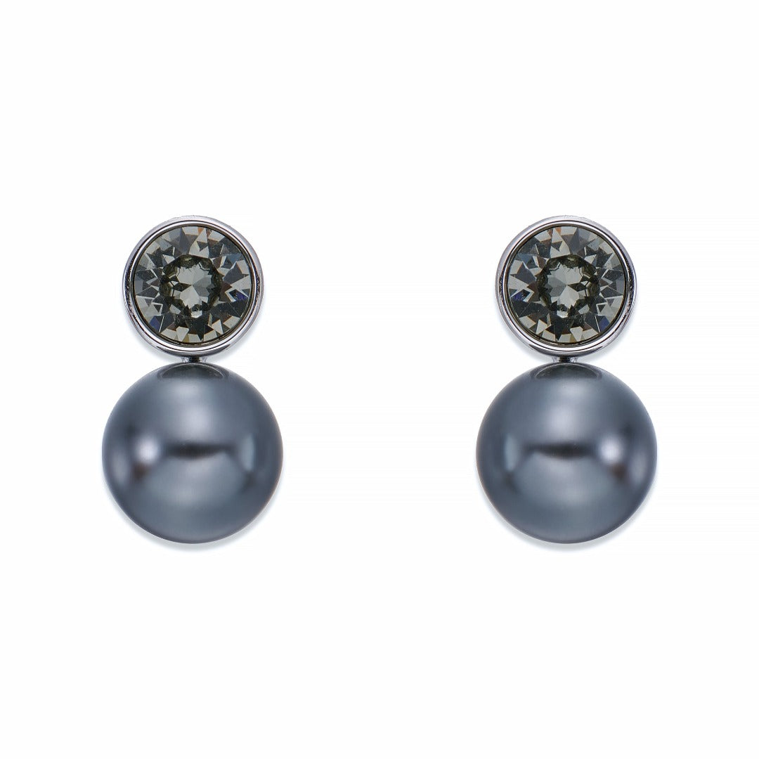 Crystal and Pearl Earrings | ${Vendor}