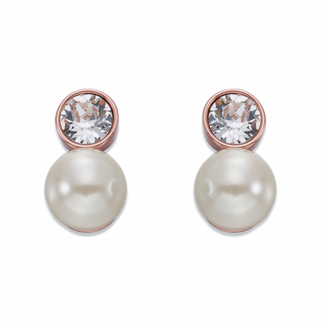 Crystal and Pearl Earrings | ${Vendor}