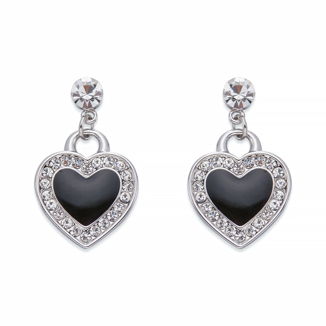 Black and White Crystal Earrings | ${Vendor}