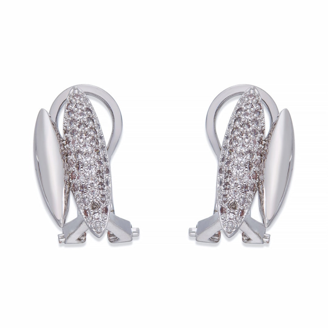 Crystal on Silver Earrings | ${Vendor}