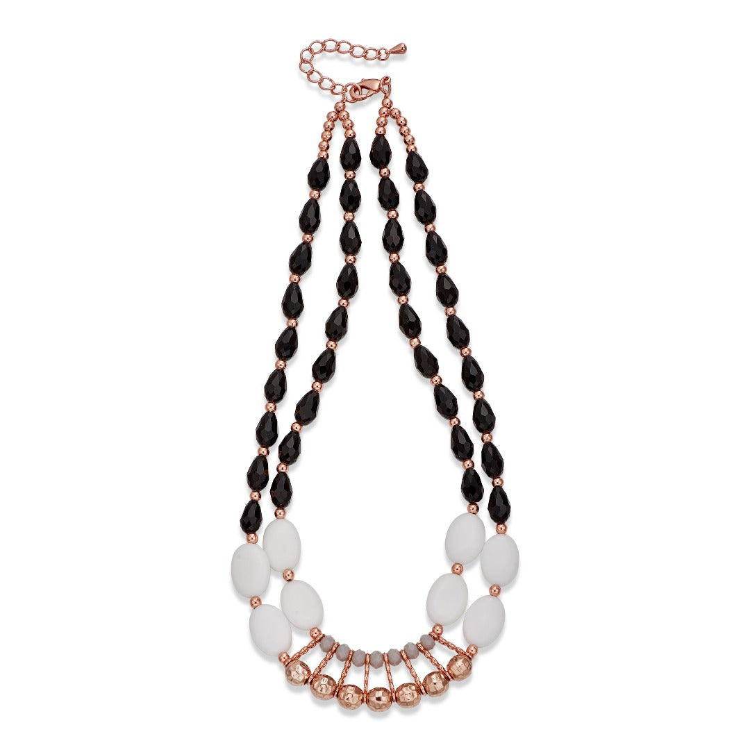 Black and White Statement Necklace | ${Vendor}