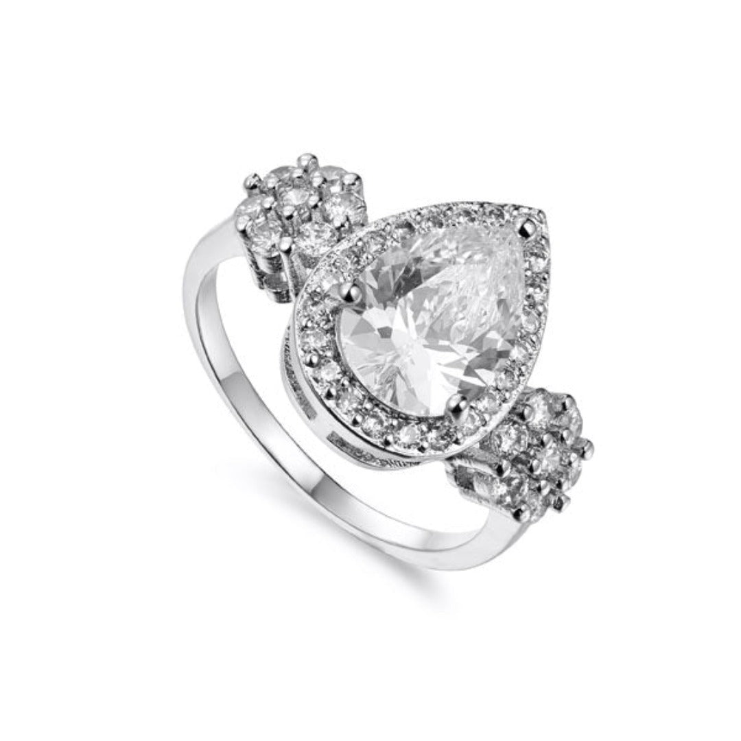 Crystal Teardrop Ring | ${Vendor}