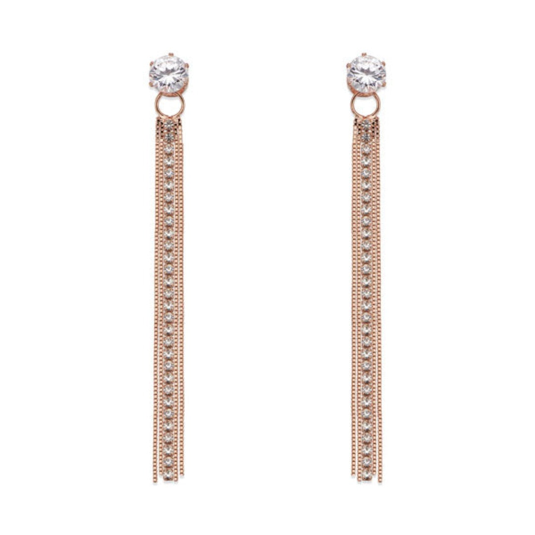Rose Gold Drop Earrings | ${Vendor}