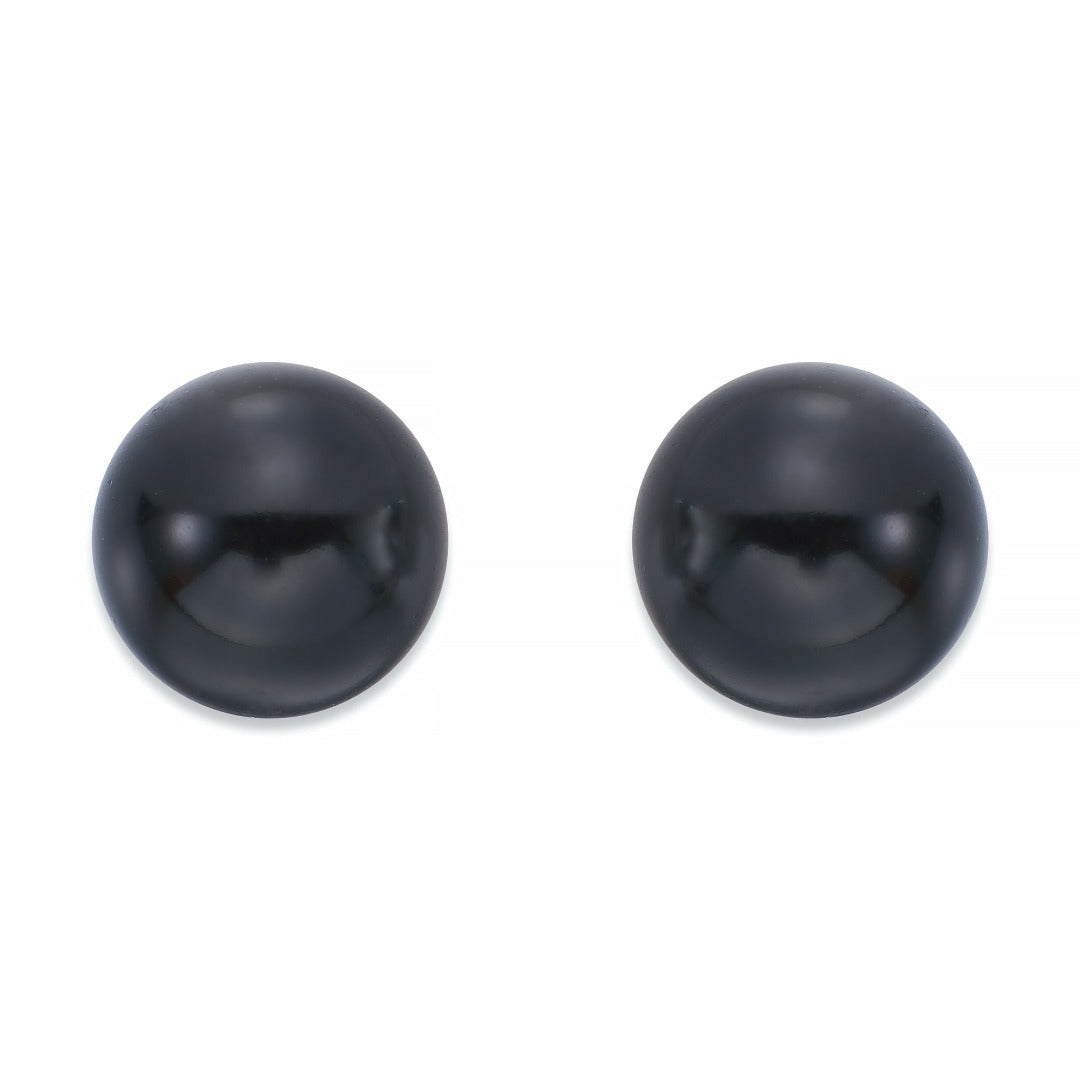 Medium Pearl Stud Earrings | ${Vendor}