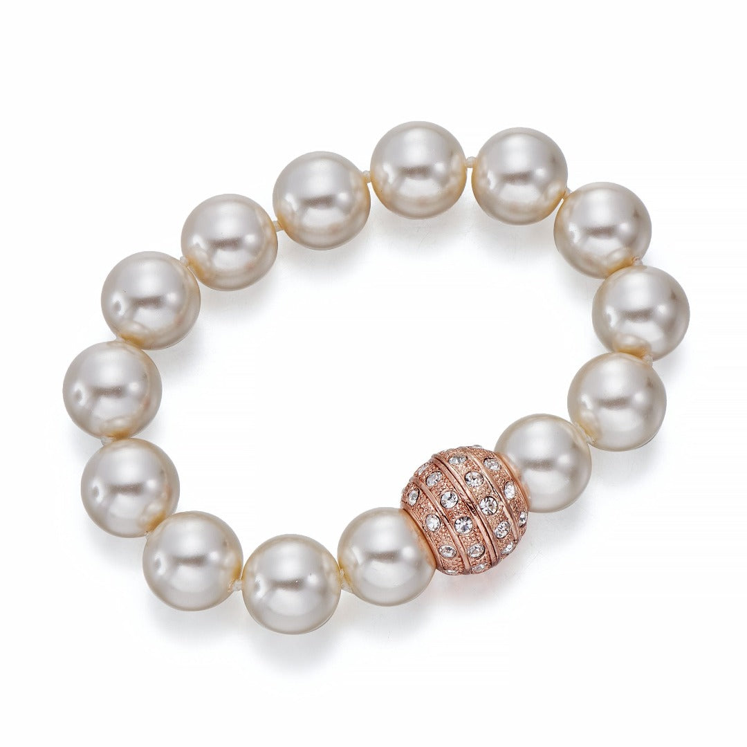 Pearl & Rose Gold Bracelet | ${Vendor}