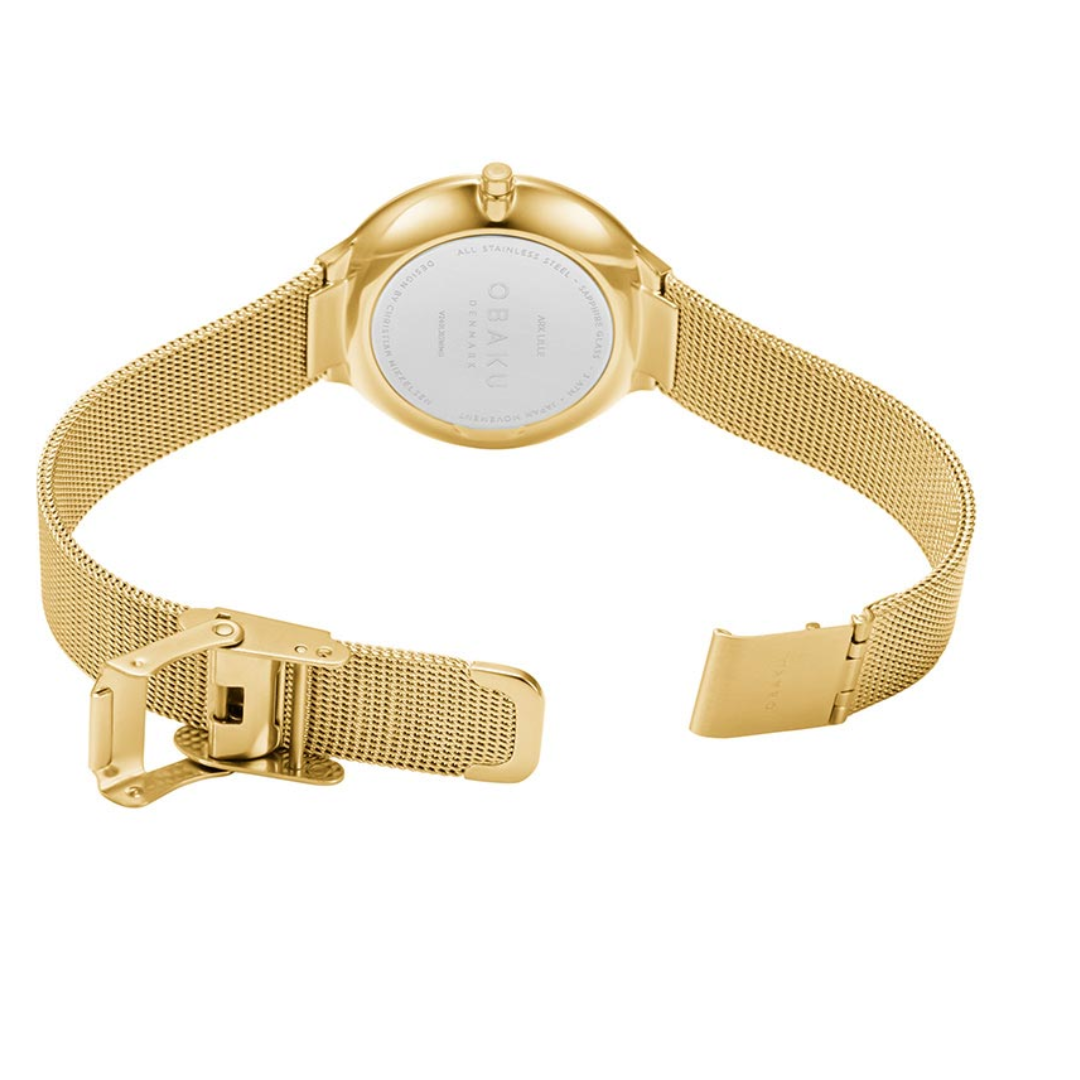 Obaku Ark Lille Gold Watch