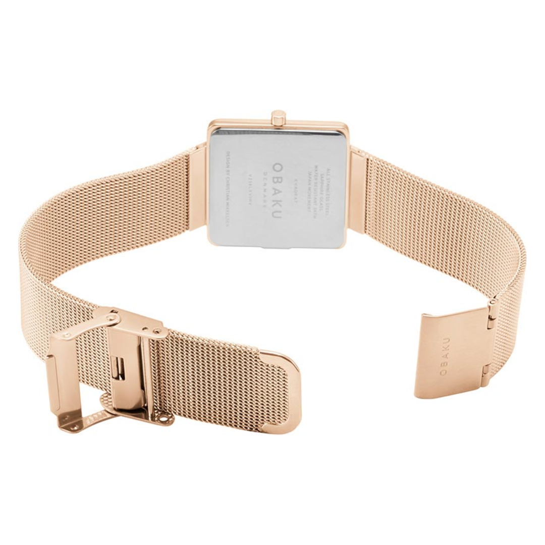 Obaku Kvadrat Rose Watch