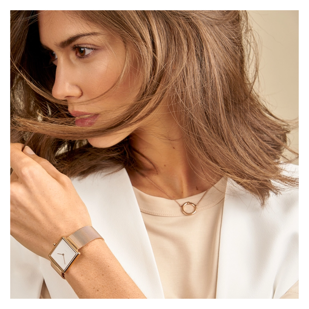 Obaku Kvadrat Rose Watch