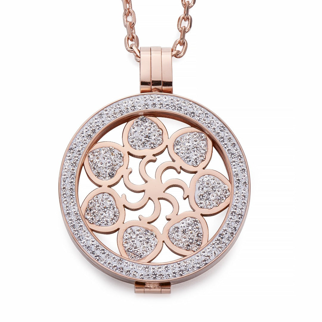 Rose Gold Coin Pendant Necklace | ${Vendor}
