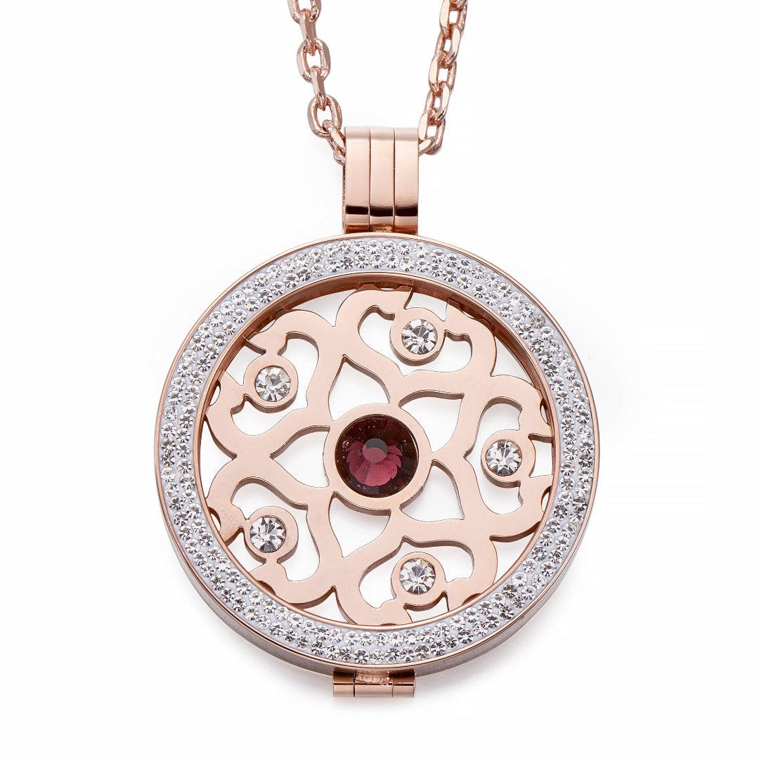 Rose Gold Coin Pendant Necklace | ${Vendor}