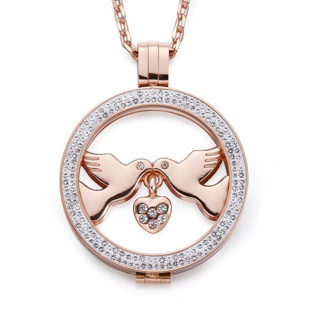 Rose Gold Coin Pendant Necklace | ${Vendor}