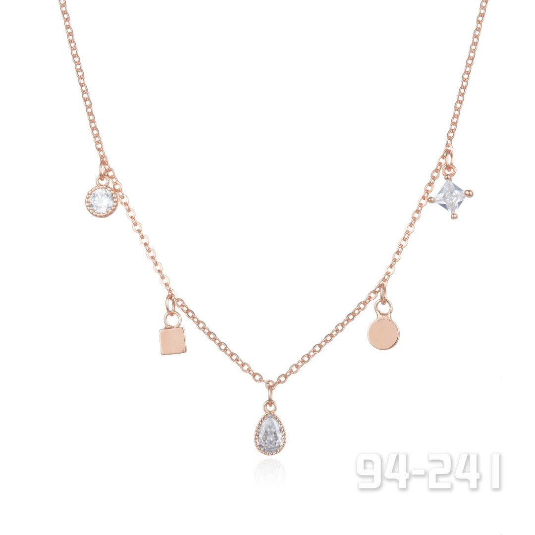 Rose Gold Charm Necklace