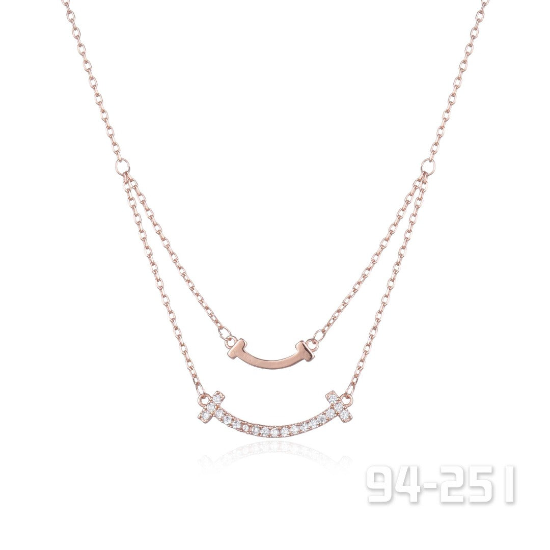 Rose Gold Bar Necklace