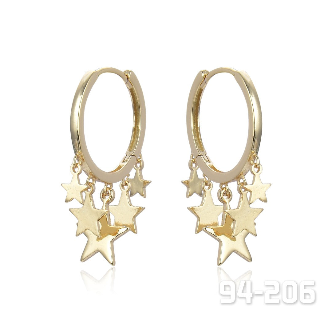Gold Tone Hoop Earrings | ${Vendor}