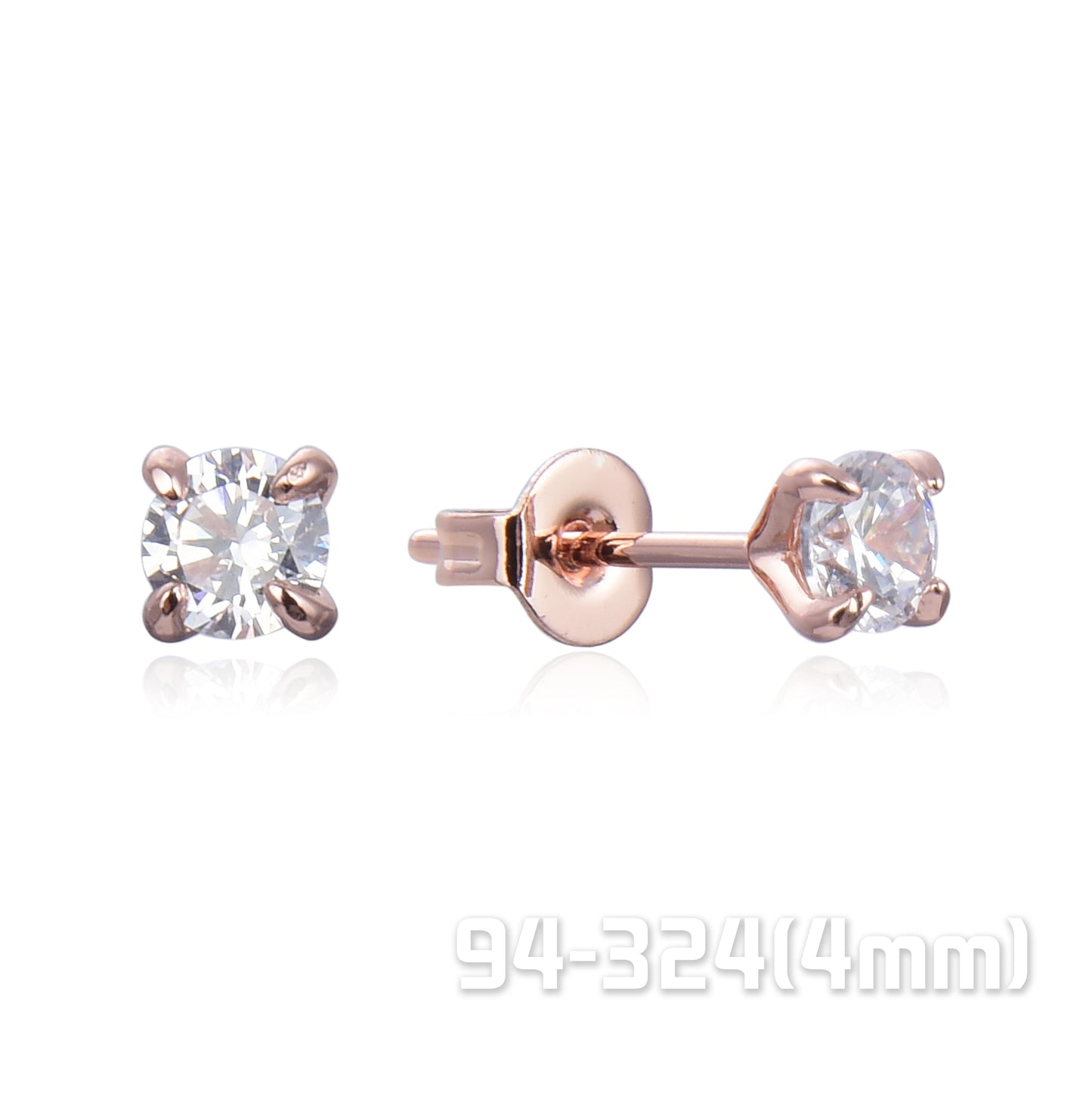 ROSE GOLD STUD EARRINGS