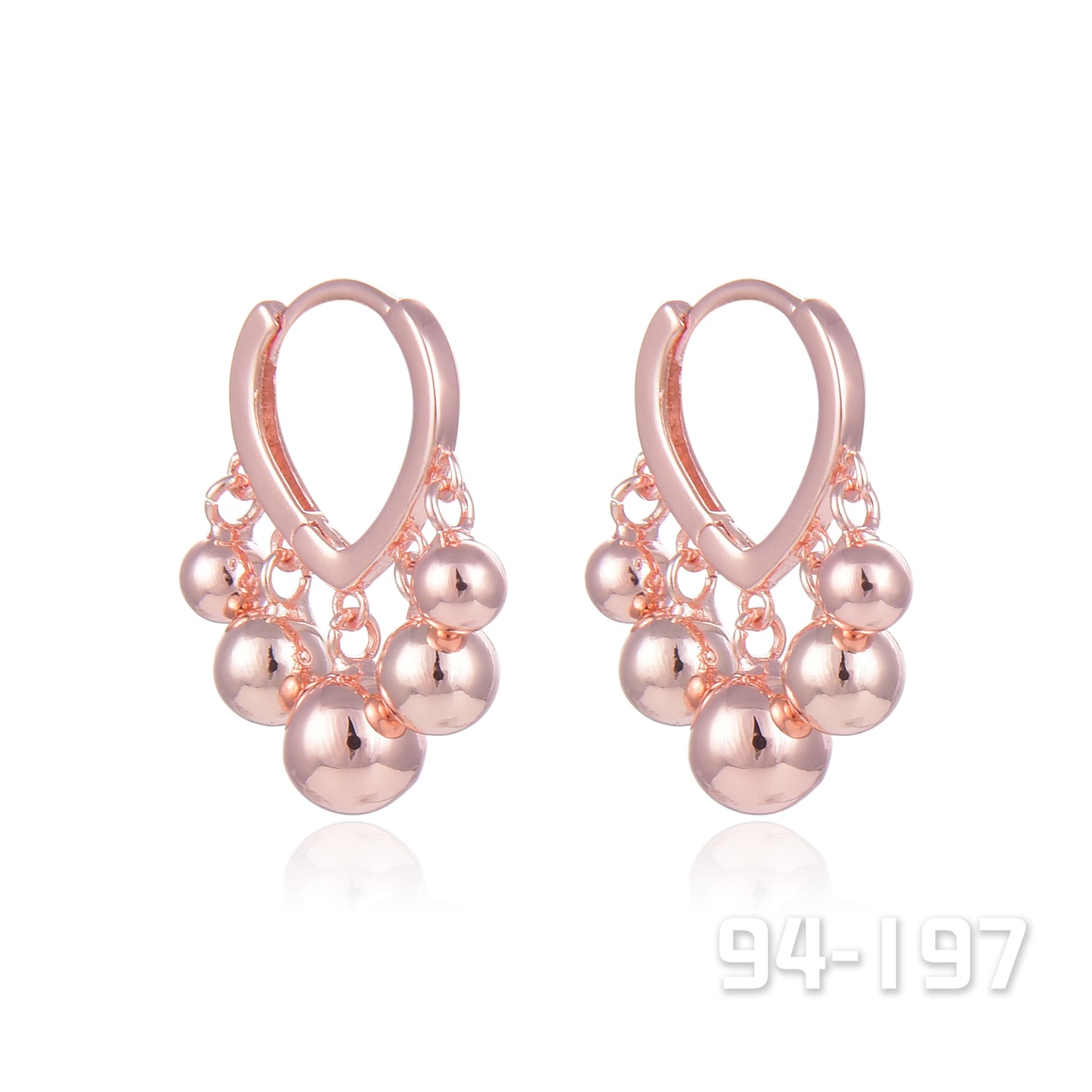 Rose Gold Hoop Earrings
