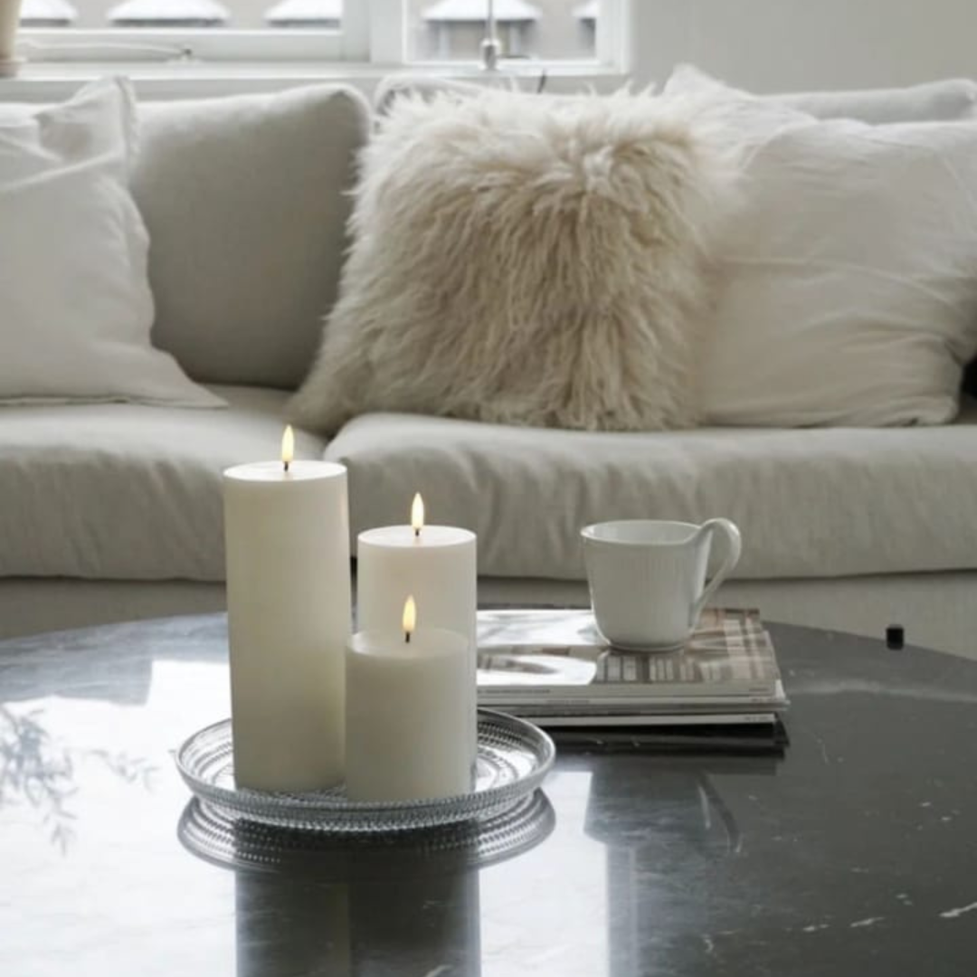 Uyuni 10cm LED Pillar Candle