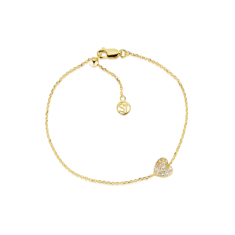 SifJakobs Heart Bracelet - Gold