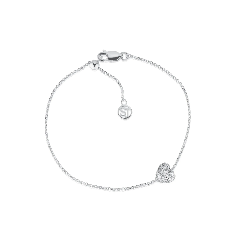 SifJakobs Heart Bracelet - Silver