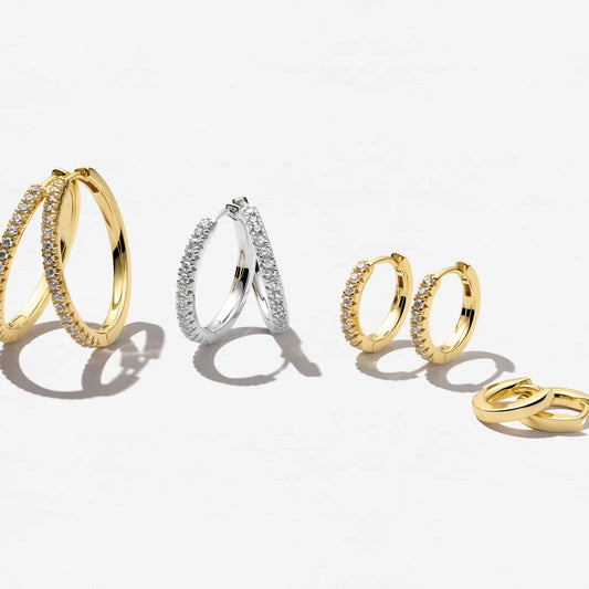 Sif Jakobs Jewellery- Ellera Medio Hoop Earrings