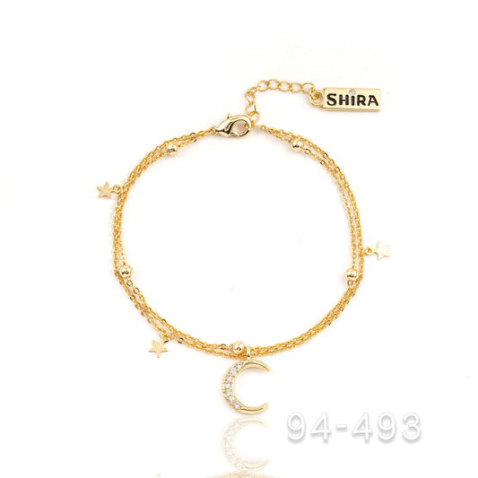 Gold Charm Bracelet