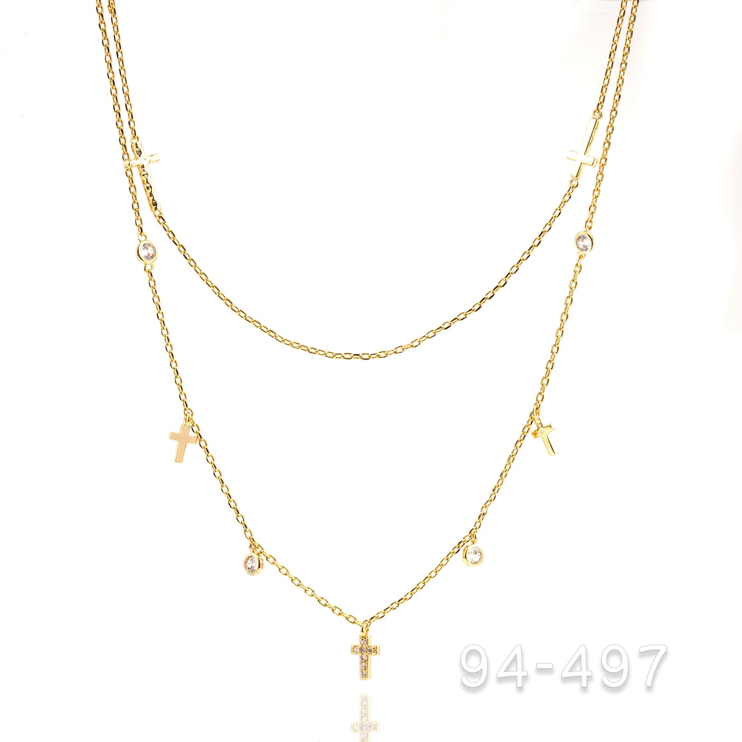 2 Layer Gold Necklace