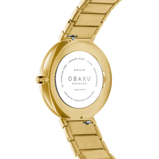 Obaku Klip Lille- Cider Stainless Steel Watch