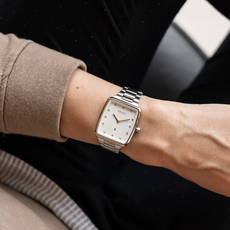 Obaku Flord Lille- Brace Stainless Steel Watch