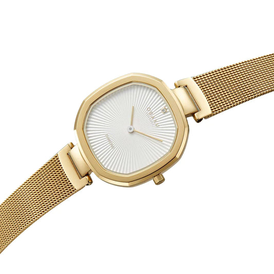 Obaku Brilliant Gold Stainless Steel Watch