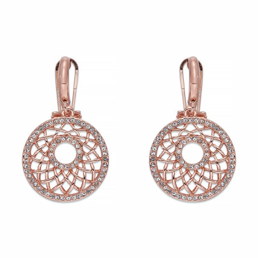 Rose Gold and Crystal Earrings | ${Vendor}