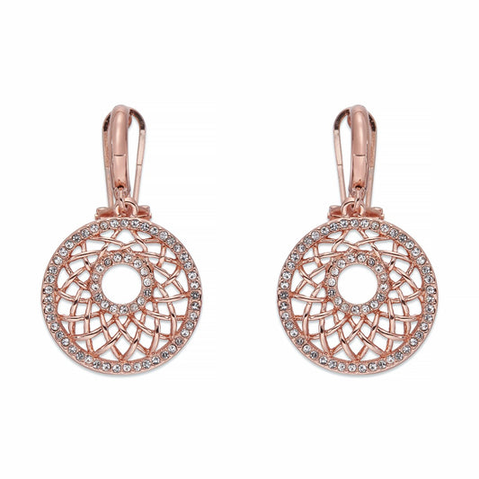 Rose Gold and Crystal Earrings | ${Vendor}