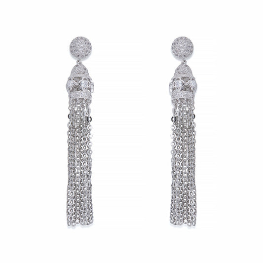 Crystal on Silver Earrings | ${Vendor}