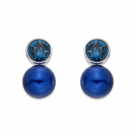 Crystal and Pearl Earrings | ${Vendor}