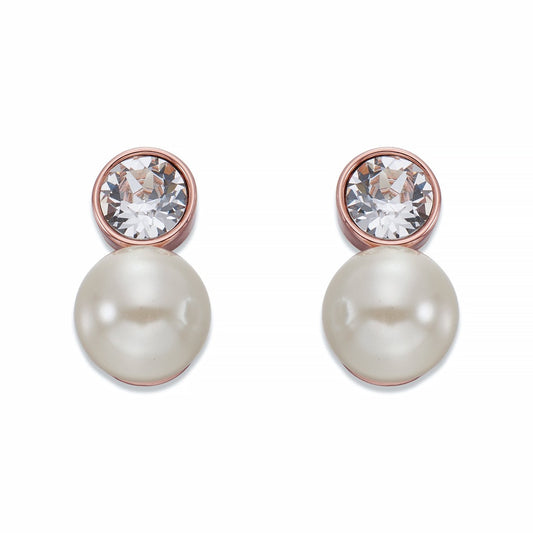 Crystal and Pearl Earrings | ${Vendor}