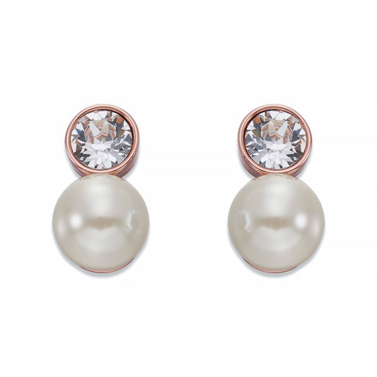Crystal and Pearl Earrings | ${Vendor}