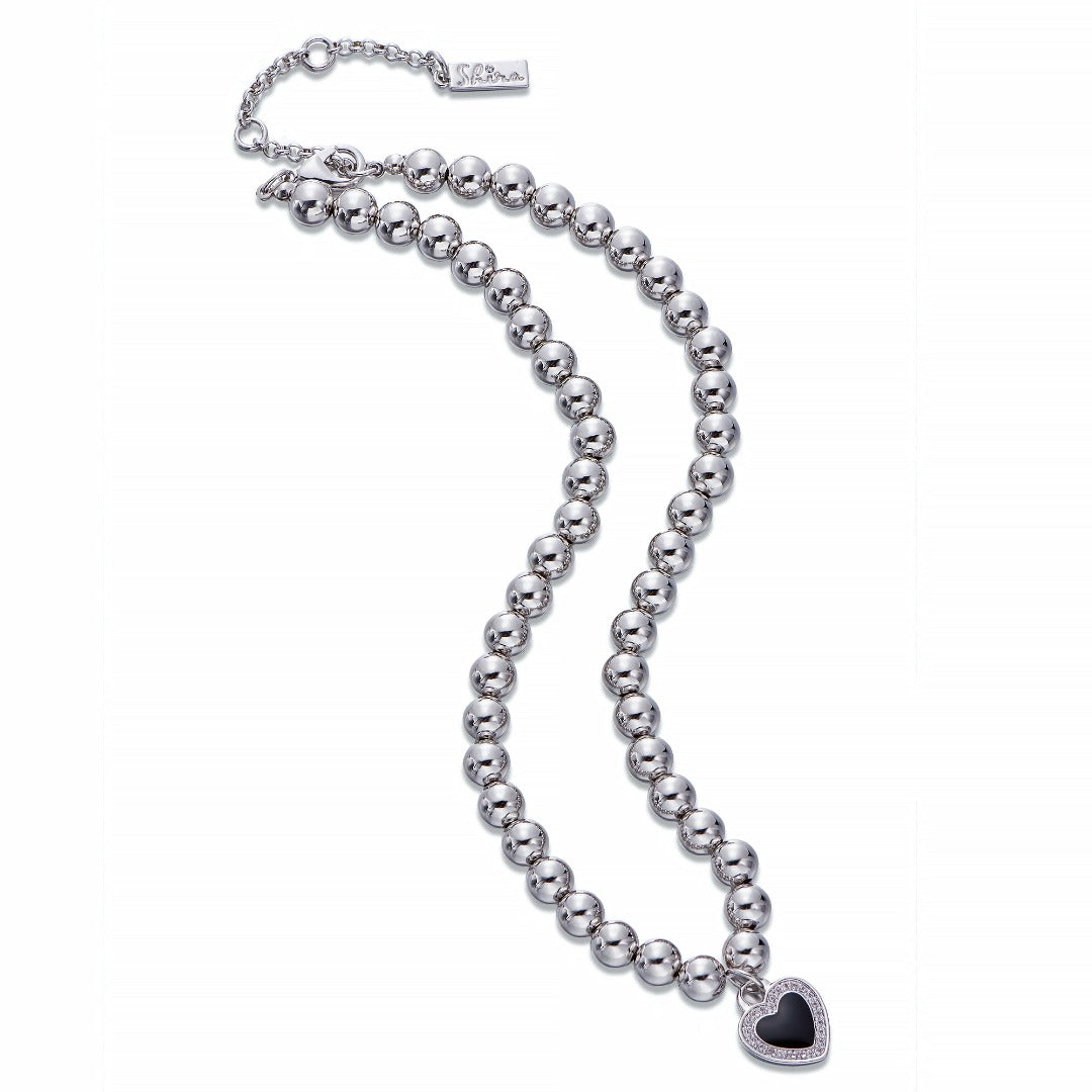 Polished Silver Ball Chain Necklace | ${Vendor}