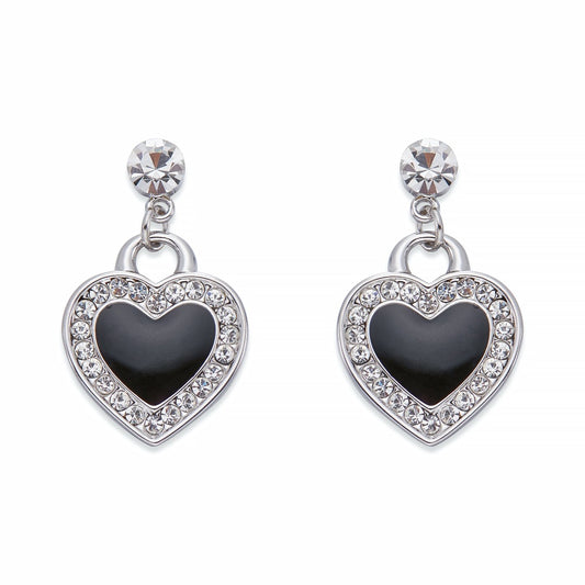 Black and White Crystal Earrings | ${Vendor}