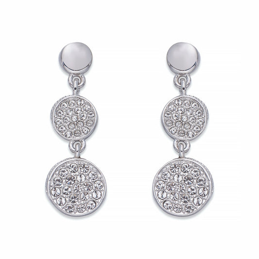 Three Tier Silver Dangle Earrings | ${Vendor}