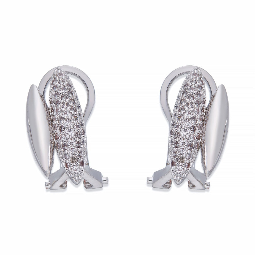 Crystal on Silver Earrings | ${Vendor}