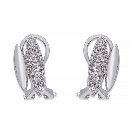 Crystal on Silver Earrings | ${Vendor}