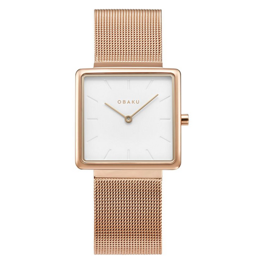 Obaku Kvadrat Rose Watch