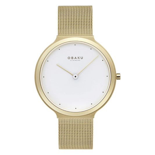 Obaku Satin Lille Gold Watch