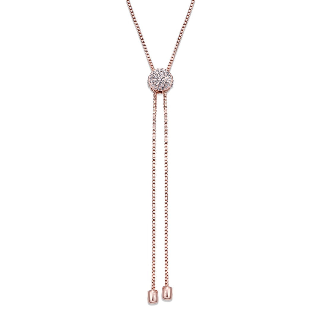 Rose Gold Drawstring Necklace | ${Vendor}
