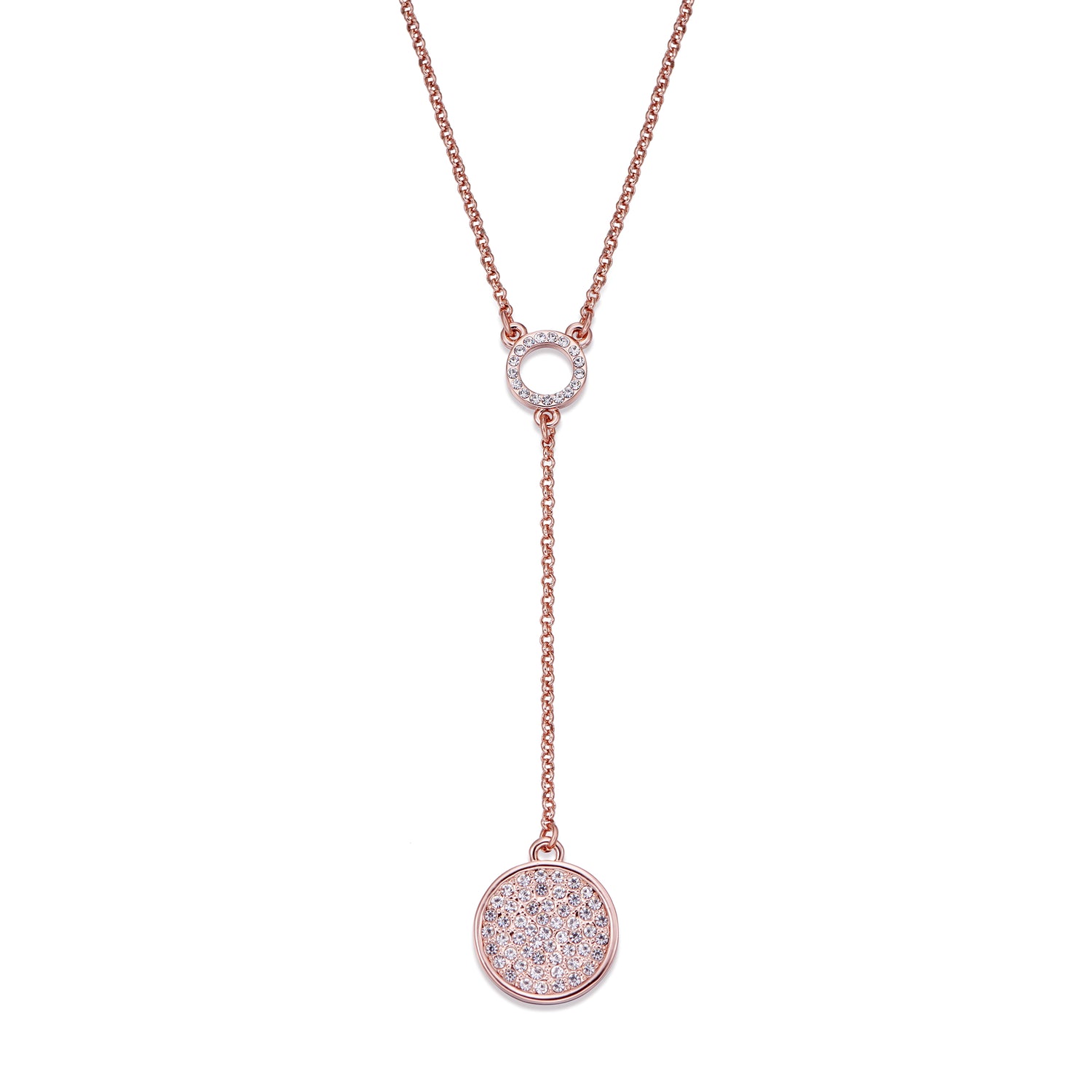 Rose Gold Drop Pendant Necklace | ${Vendor}