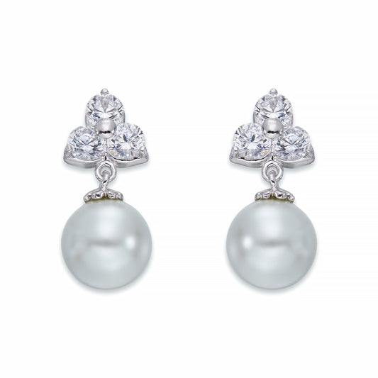 Crystals & Pearl Earrings | ${Vendor}