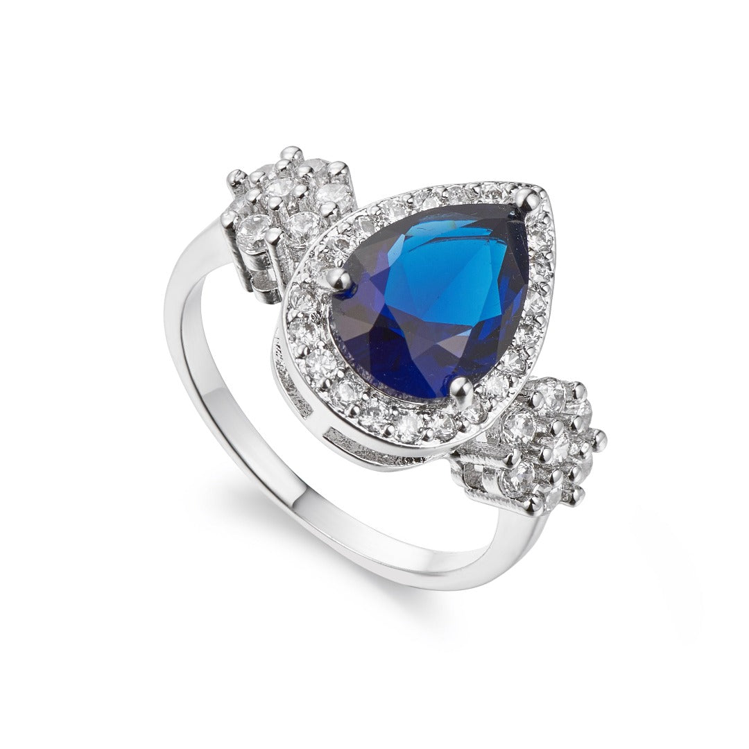Crystal Blue Ring | ${Vendor}